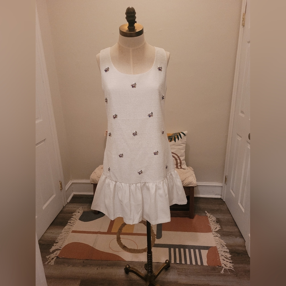 Rhinestone detail dress